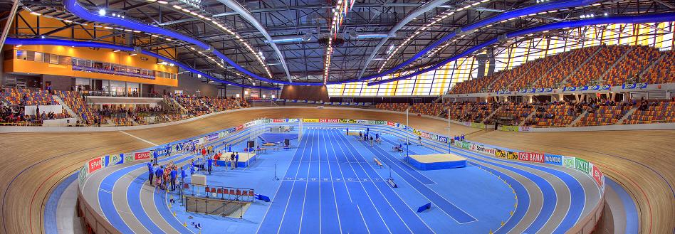 Indoor Atletiekhal en Indoor Wielerbaan