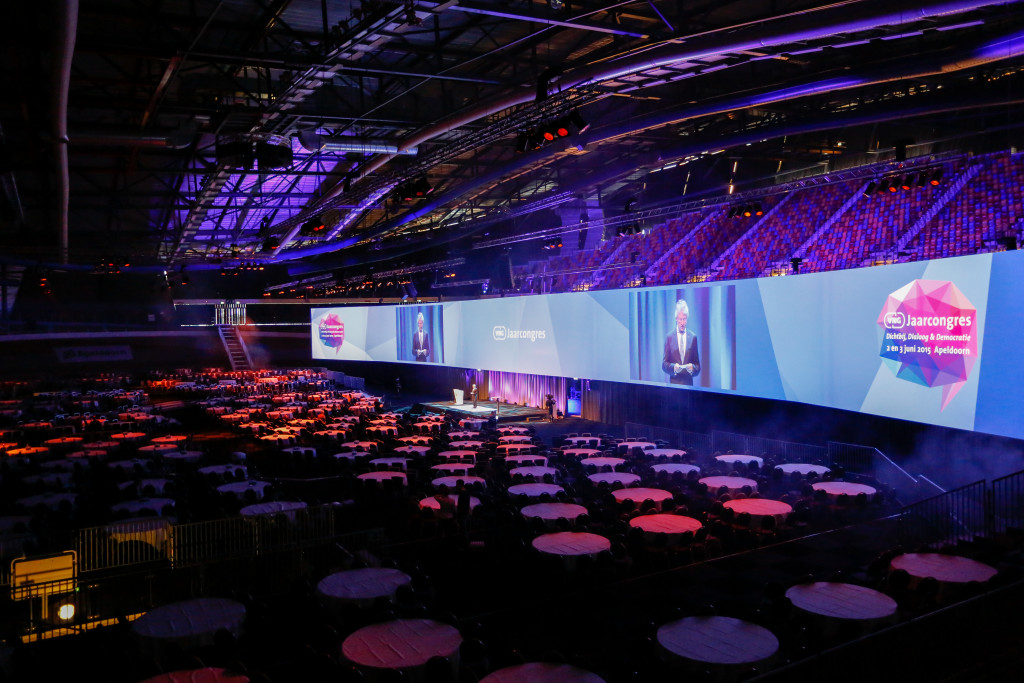 Bedrijfsfeest, Zakelijk Event, Beursvloer, Wieler- en Atletiekhal