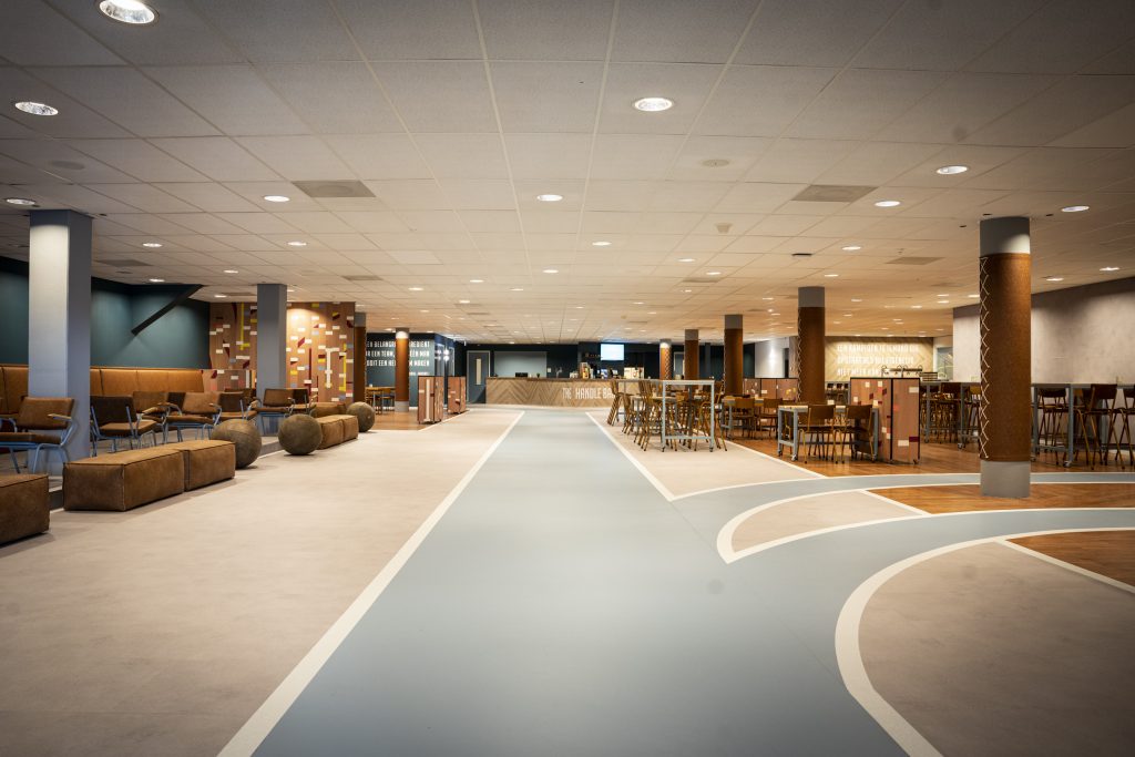 Sportfoyer, Hangout, sportlounge, foyer, sportieve locatie, beurslocatie