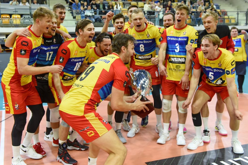 Dynamo Draisma, de winnaars van het heren volleybal supercup 2023